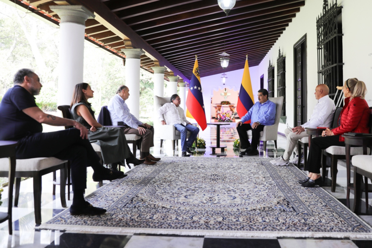 Nicolás Maduro y Gustavo Petro