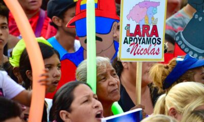 Larenses manifiestan su apoyo a la Revolución Bolivariana