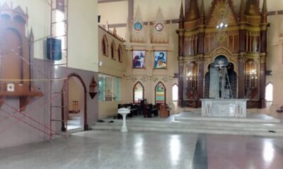 Restauran patrimonio arquitectónico de la iglesia Santa Cruz en Maturín