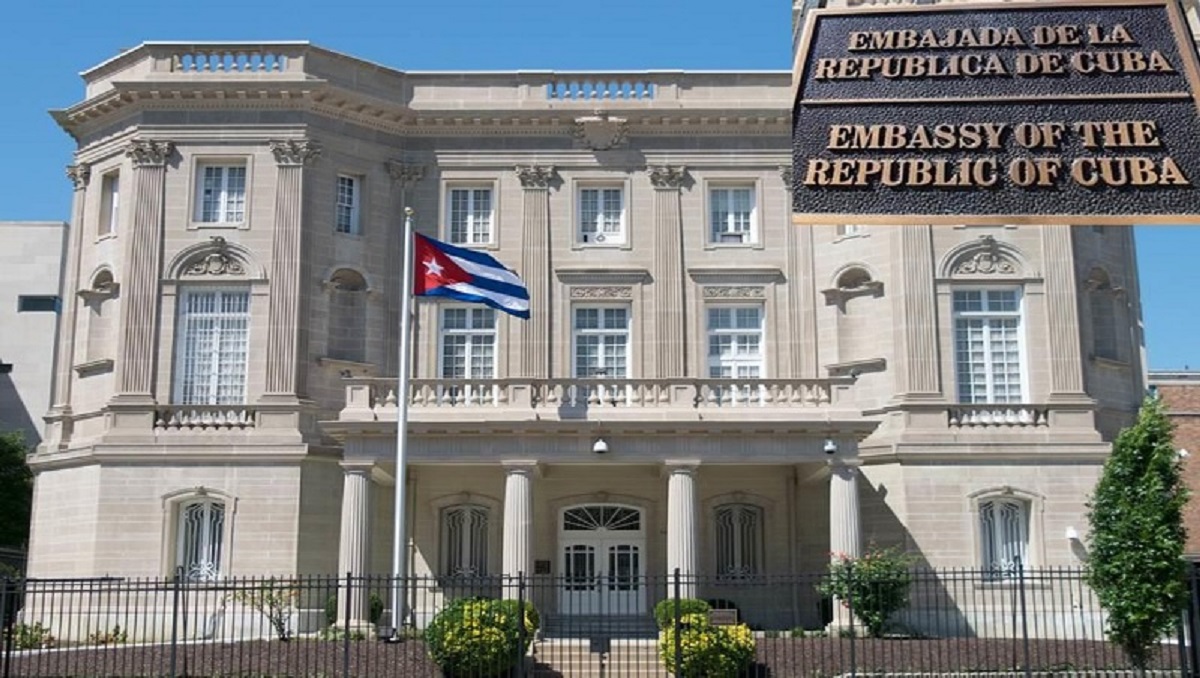 Cuba denuncia ataque "terrorista" contra su embajada en EE.UU.