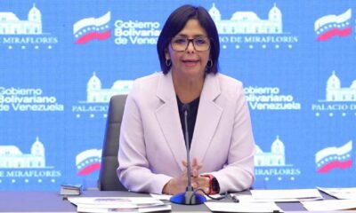 Delcy Rodríguez a exministro guyanés: "No hay crimen perfecto"