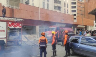 Bomberos y PC controlaron incendio en apartamento Caracas
