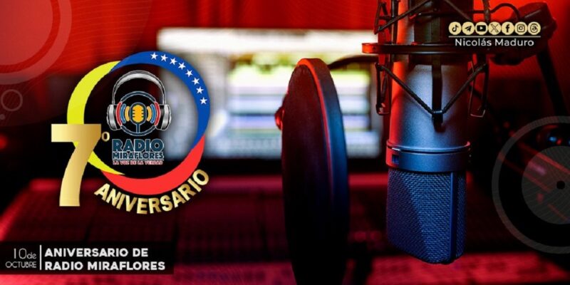 Presidente Maduro felicita a Radio Miraflores en su 7º aniversario