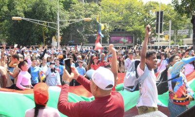 Estudiantes universitarios se movilizan en defensa del Esequibo