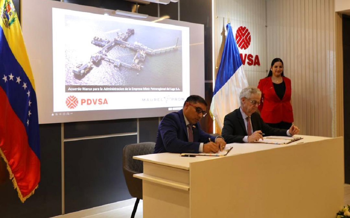 PDVSA y Maurel & Prom firman acuerdo trasversal