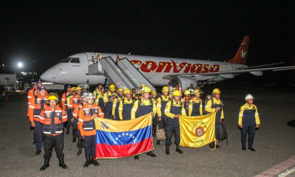Fuerza de Tarea Humanitaria llega a Bolivia para mitigar incedios