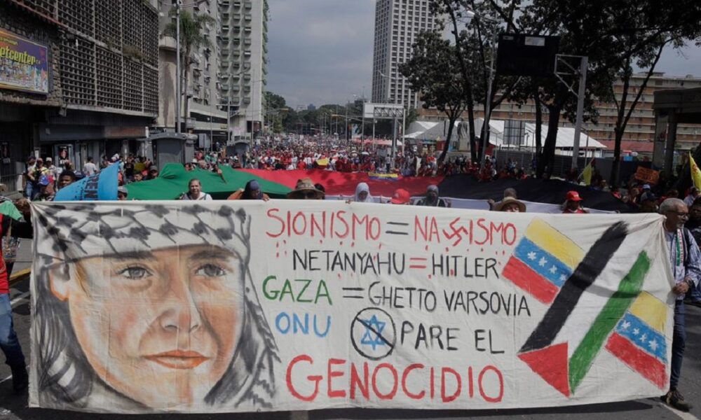 Venezuela marcha en apoyo a Palestina