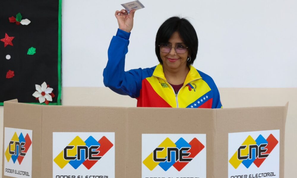 Delcy Rodríguez: El pueblo de Venezuela ejerce su soberanía