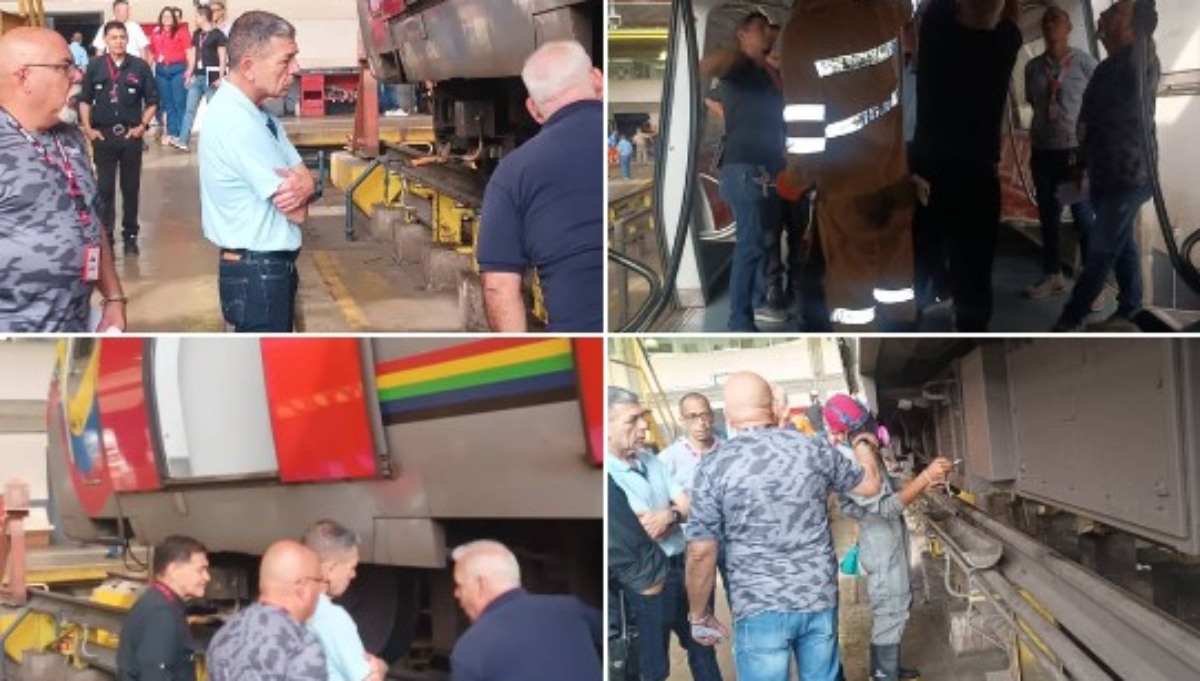 Recuperan aires acondicionados en trenes del Metro de Caracas