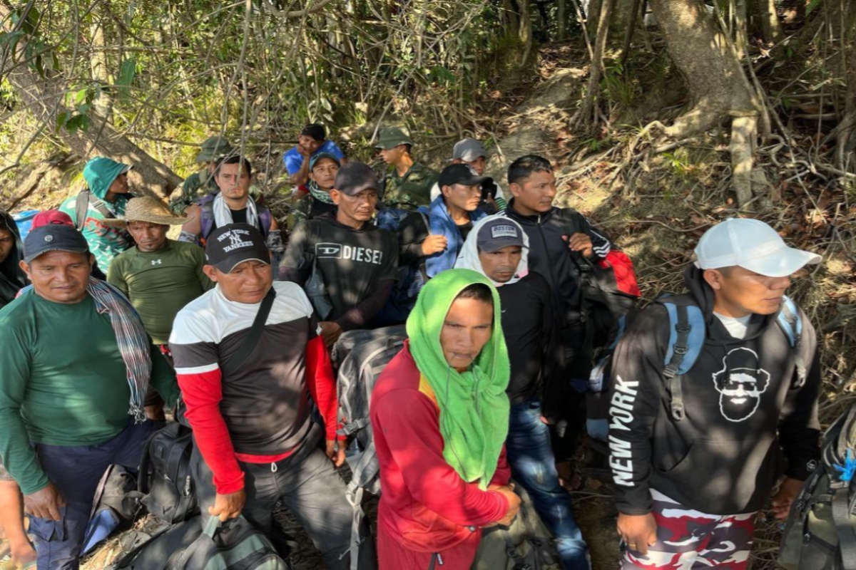 Desalojan grupo irregular de mineros ilegales en Amazonas