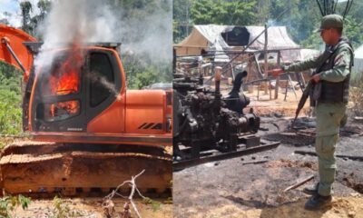 FANB desmantela campamento de minería ilegal en Bolívar