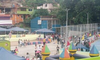 Desde el sector Mata Palo del municipio Sucre, parroquia Petare Sur, Miranda, fue reinaugurada, el Centro Deportivo "San Blas".