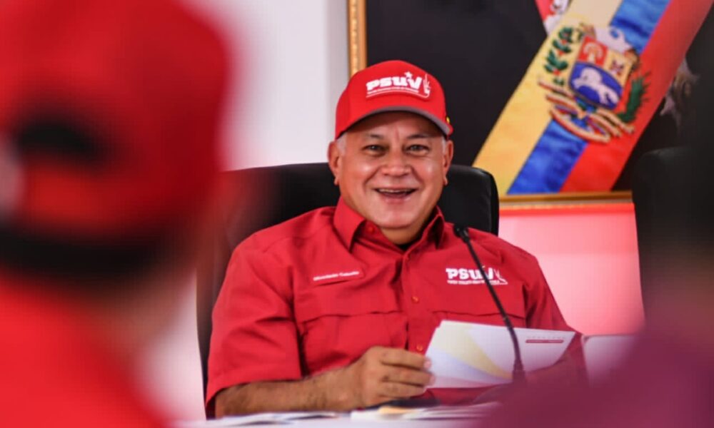 Cabello: Nuestra organización es para garantizar la paz