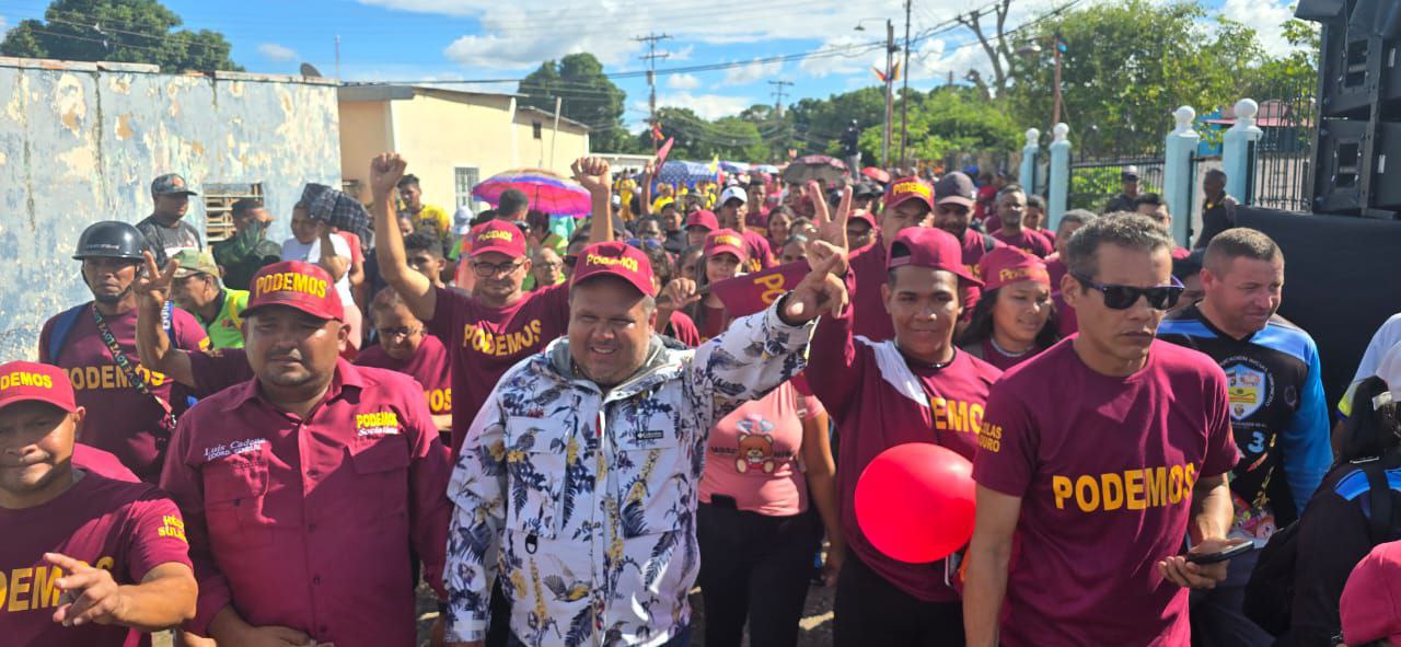 Partido Podemos en Bolívar reafirma apoyo "por el Triunfo de Nicolás Maduro"
