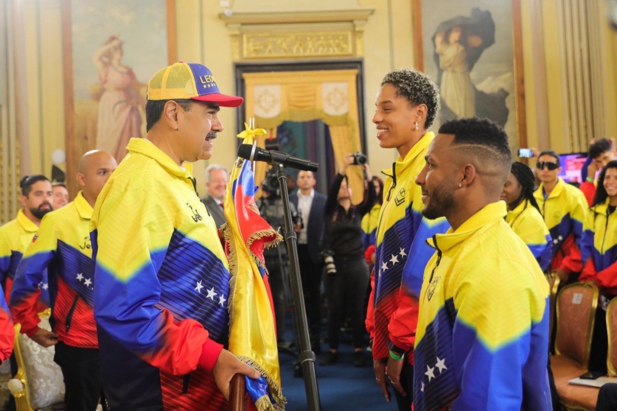 Presidente Maduro a los atletas: "ustedes son la esperanza"