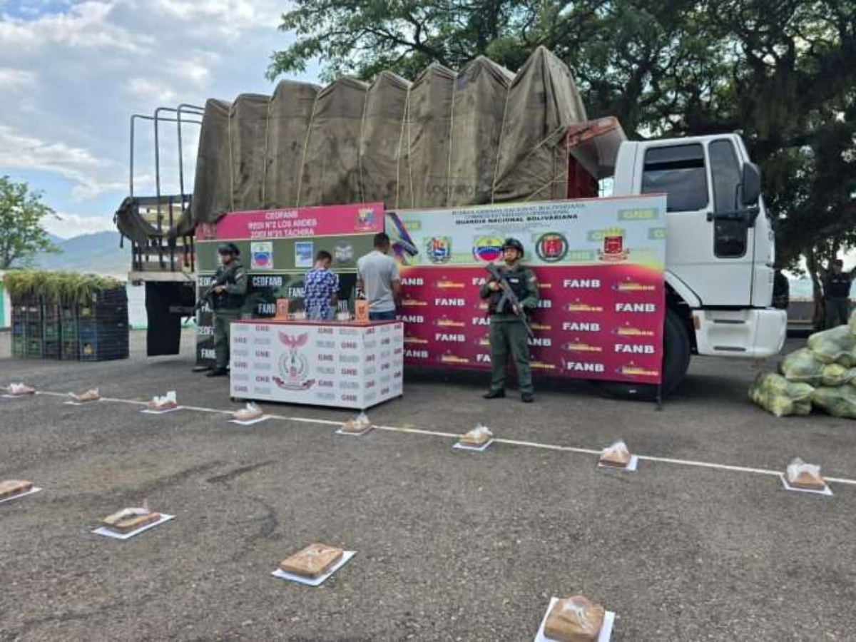 FANB contabiliza más de 160 procedimientos de droga en Táchira