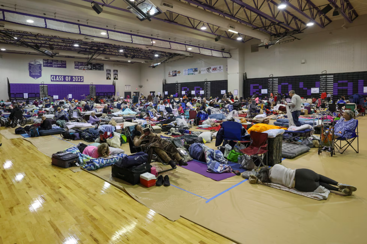 Huracán Milton: refugiados ante la tormenta