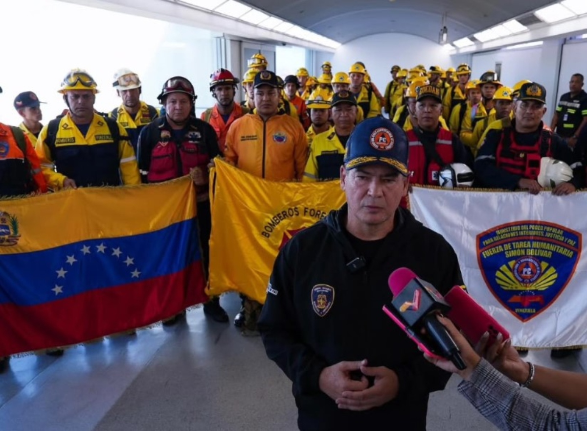 Arribaron al país especialistas que combatieron incendios en Bolivia