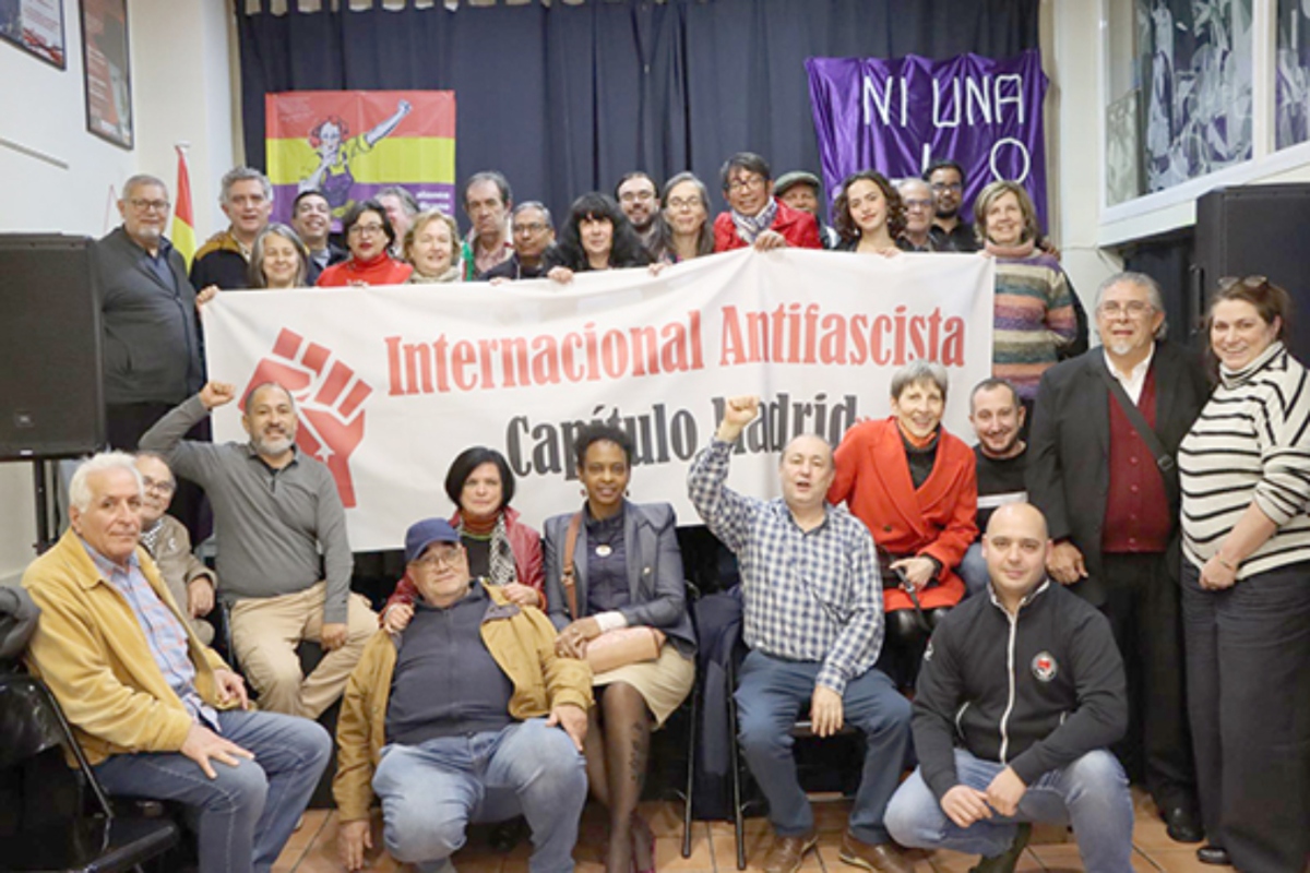 Instalan en Madrid el capítulo regional de la Internacional Antifascista