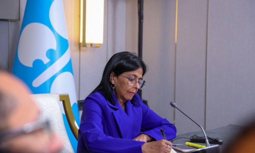 Delcy Rodríguez participó en 38ª Reunión Ministerial de la OPEP