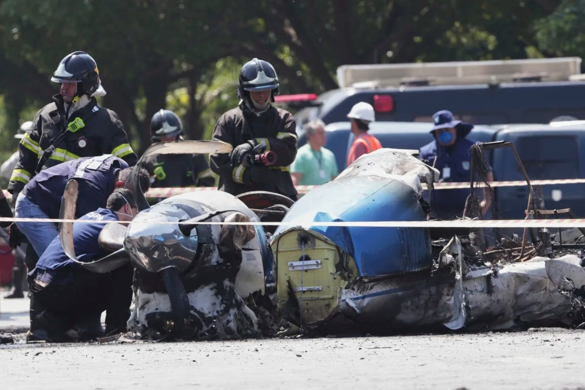 Choque de avioneta deja dos fallecidos en Brasil