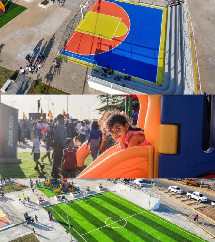Parque recreacional Hugo Chávez rehabilitado para el disfrute familiar