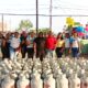 La comunidad la Dolorita recibió 3.900 bombonas de gas
