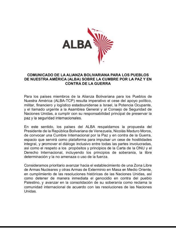 Cumbre por la Paz