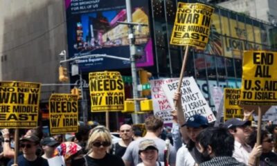 Protestas en EEUU contra bombardeo a Irán