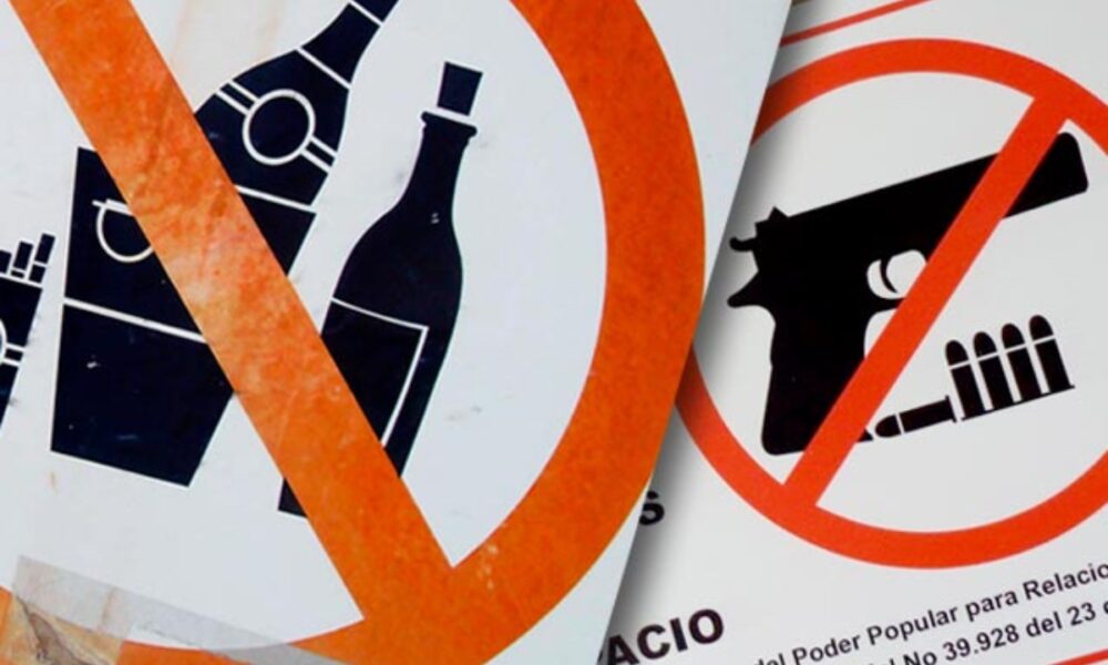 Decretan ley seca y prohíben porte de armas de cara a los comicios