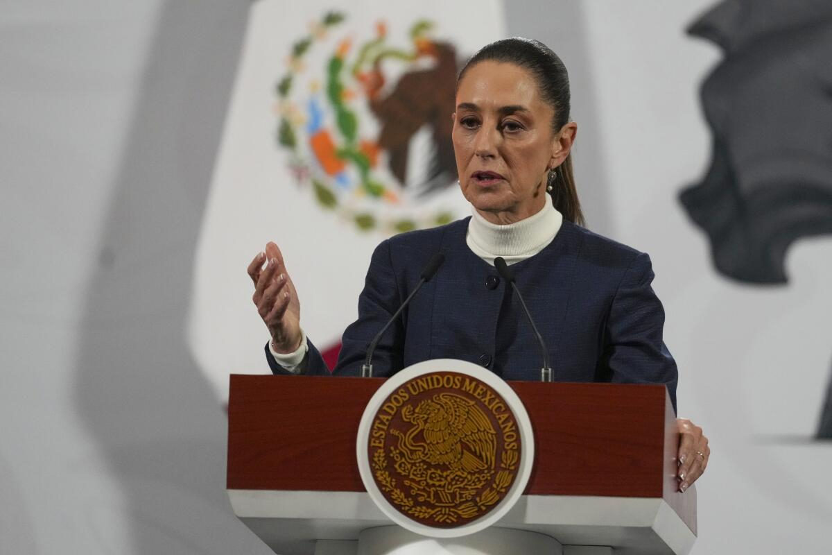 Sheinbaum sobre aranceles: Es posible que no entren en vigor