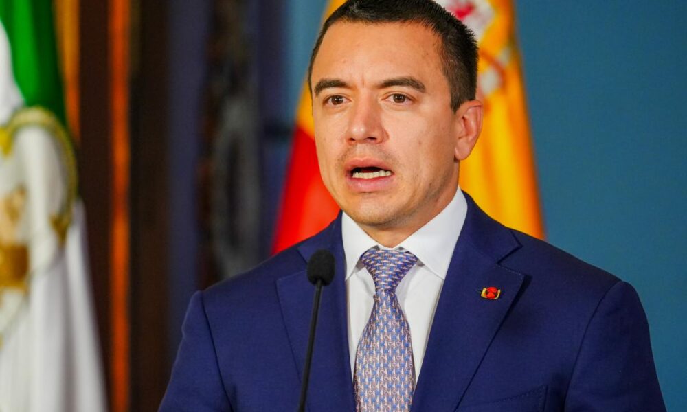 Noboa niega invasión de EEUU a Ecuador: "es colaboración"