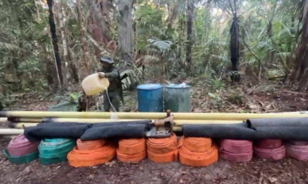 FANB asesta duro golpe a la minería ilegal en Amazonas