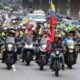 Motorizados rodaron contra las amenazas gringas a Venezuela