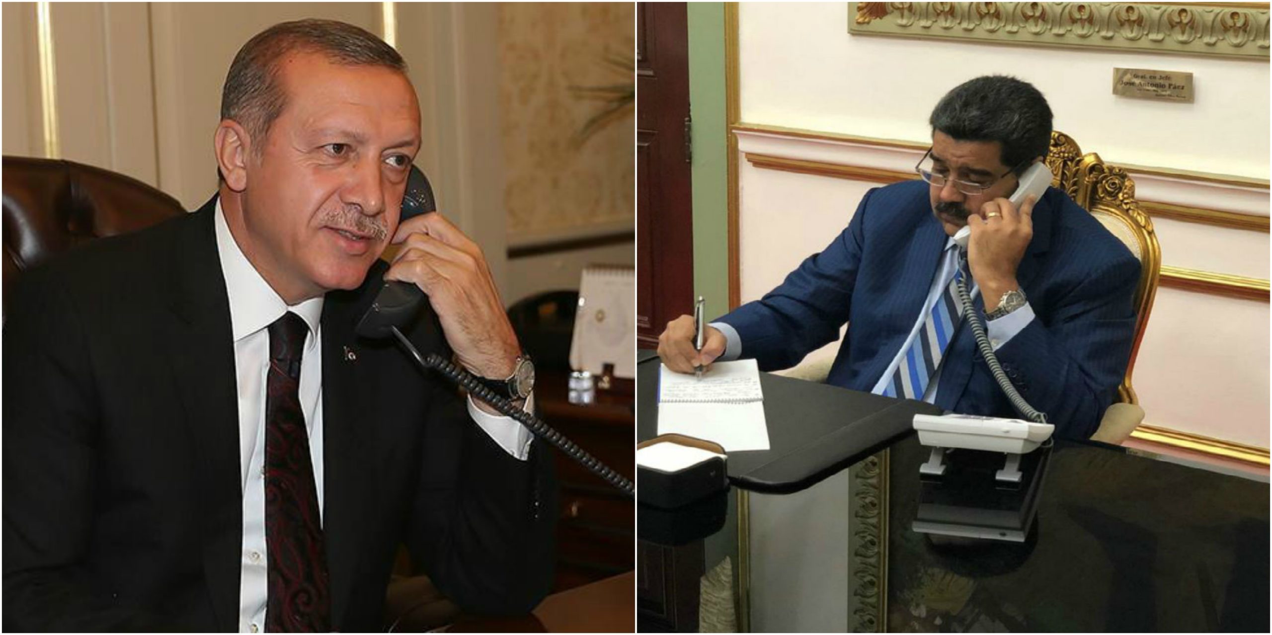 Maduro conversa con Erdogan y coinciden en restablecer ruta aérea de Turkish en Venezuela