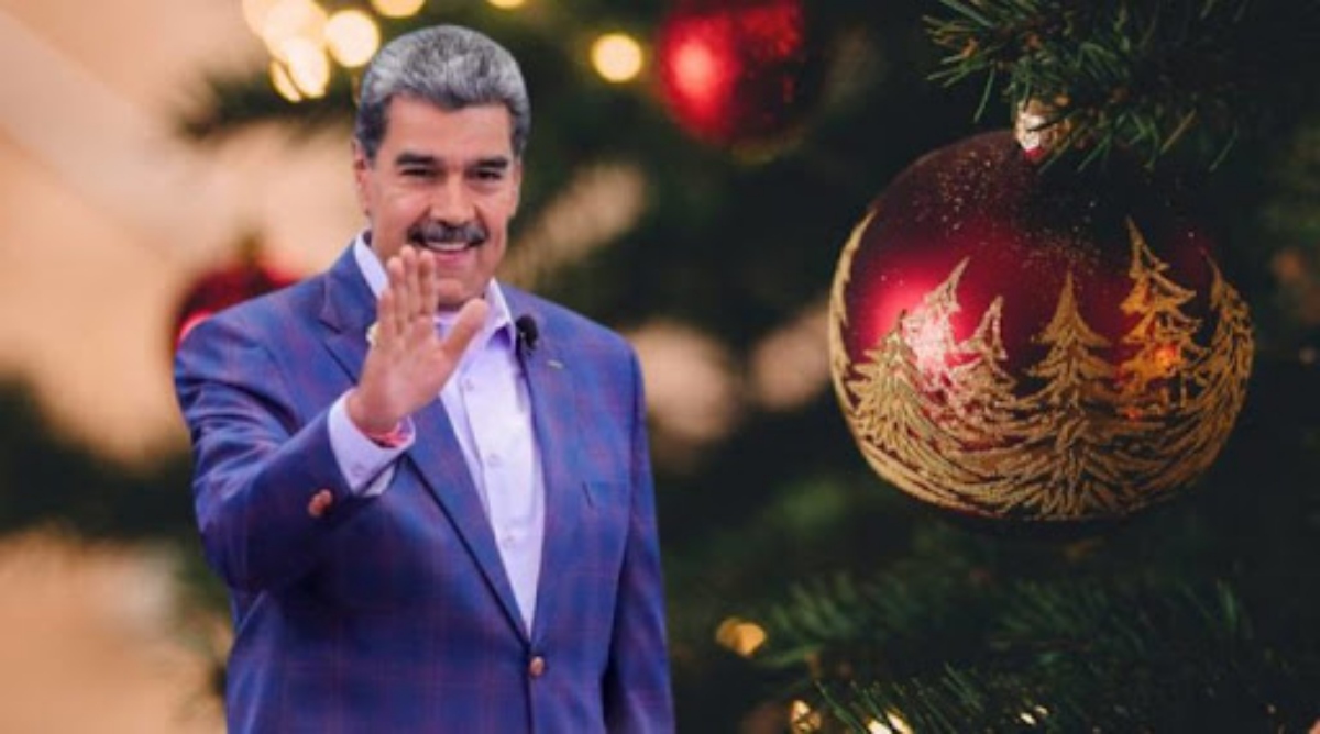 Maduro envía mensaje por llegada del Espíritu de la Navidad
