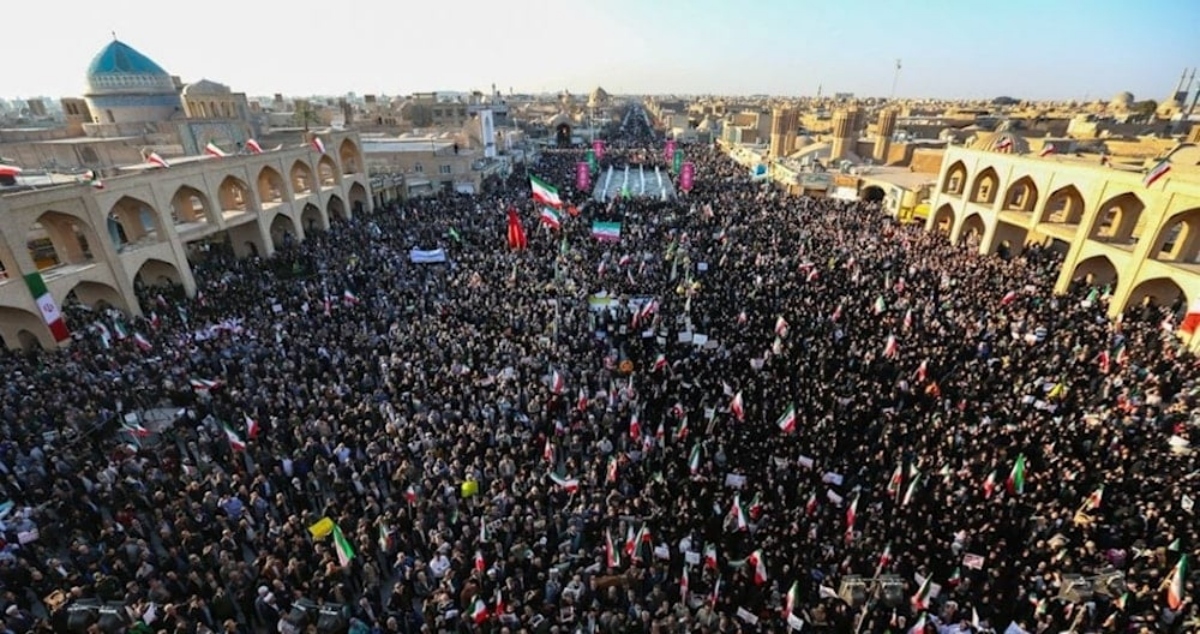 Marchas masivas en Irán rechazan la injerencia en política interna
