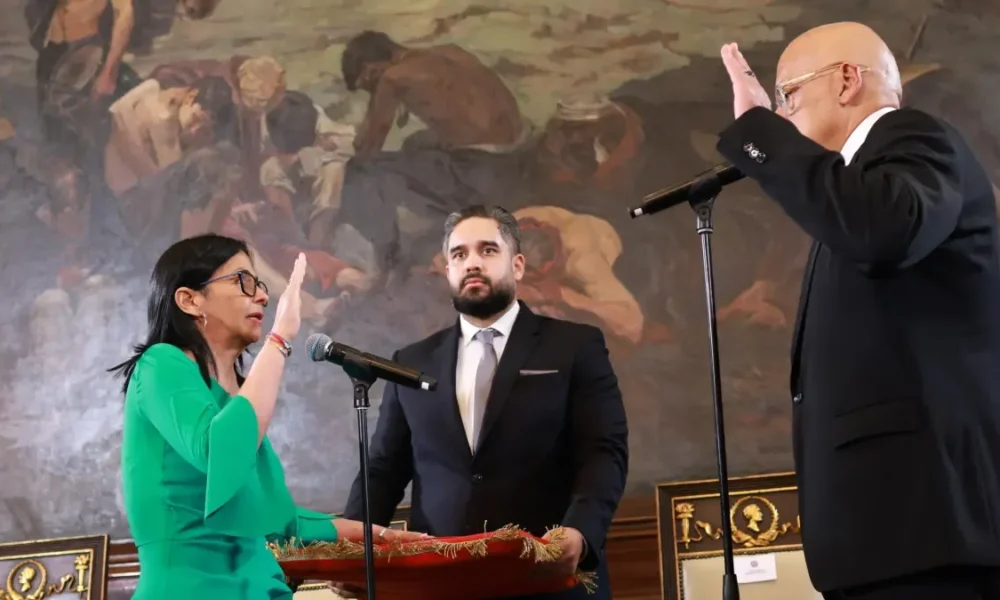 Colombia respeta posesión de Delcy Rodríguez como presidenta encargada