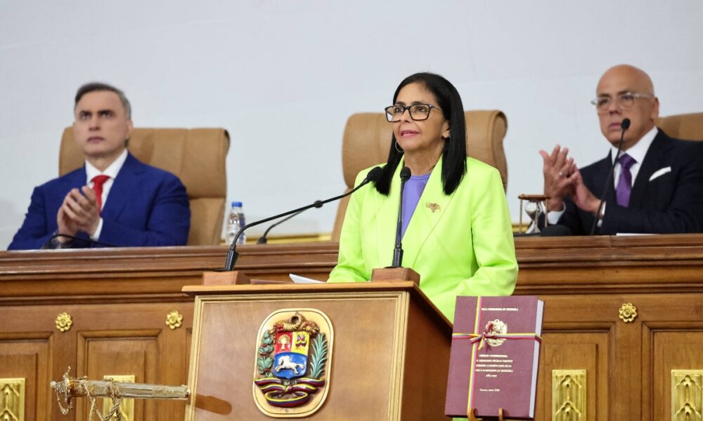 Delcy Rodríguez: economía nacional creció 8,5% en 2025