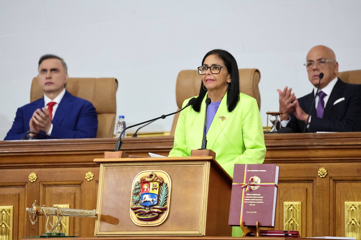 Delcy Rodríguez: economía nacional creció 8,5% en 2025