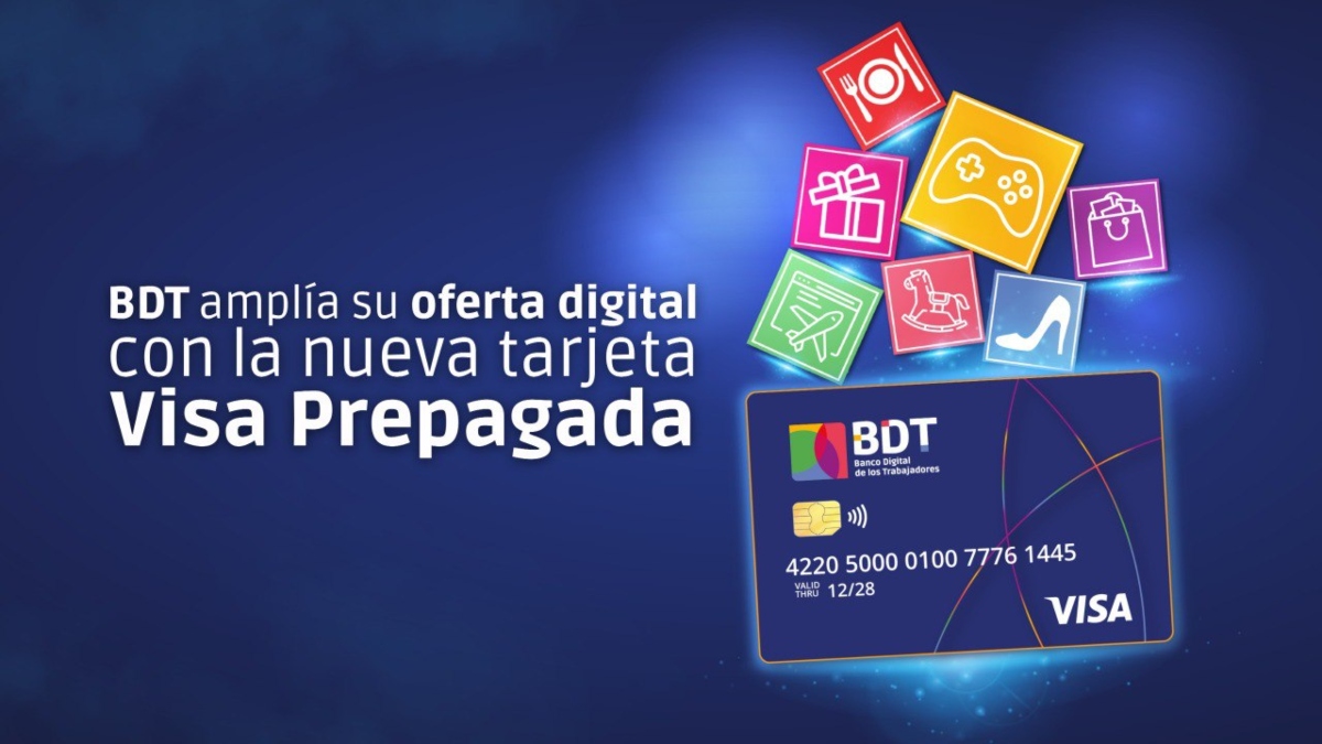 BDT amplía su oferta digital con la nueva Tarjeta Visa Prepagada
