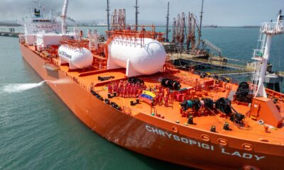 Venezuela exporta primera molécula de Gas Licuado de Petróleo