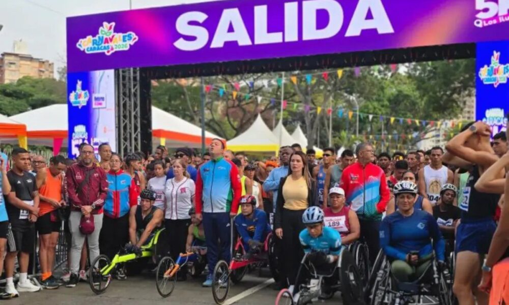 Caracas celebró Carnavales 2026 con carrera 5K