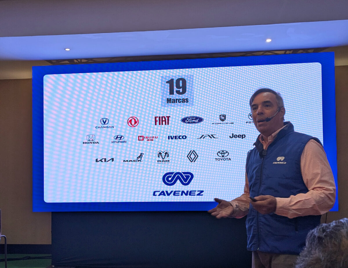 Cavenez: mercado automotor crecerá 50% en 2026