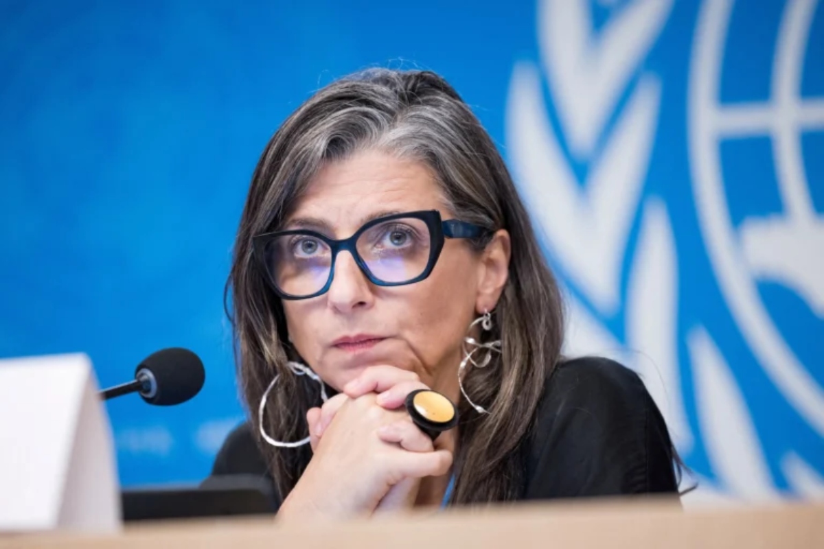 Familiares de  Francesca Albanese demandan a Trump