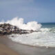 Mar de fondo obligó cierre de playas en La Guaira
