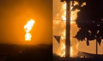 Volcán de lodo hace erupción en Colombia