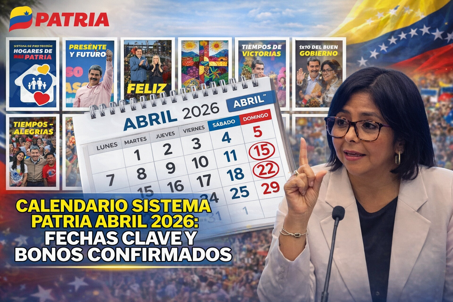 Conozca la lista de Bonos para el mes de abril