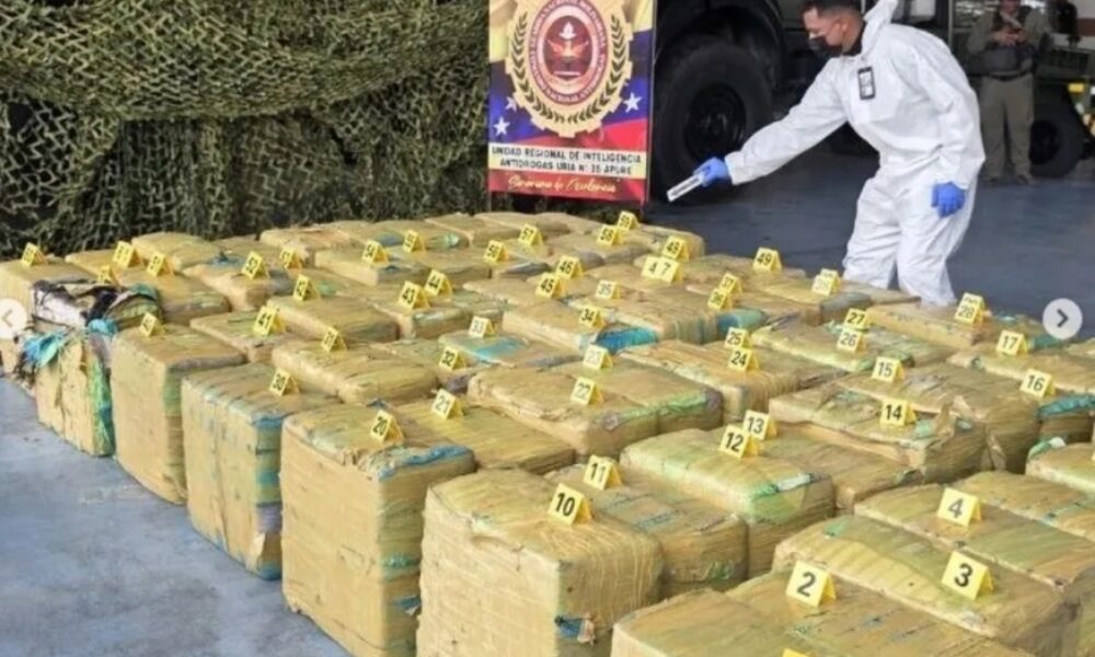 Autoridades incautaron 3,5 toneladas de droga en Apure