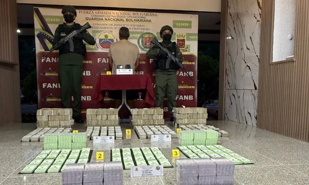 Decomisan más de 20 millones de bolívares del antiguo cono monetario